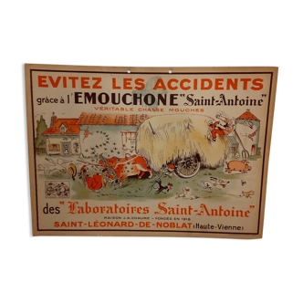 Old advertising poster