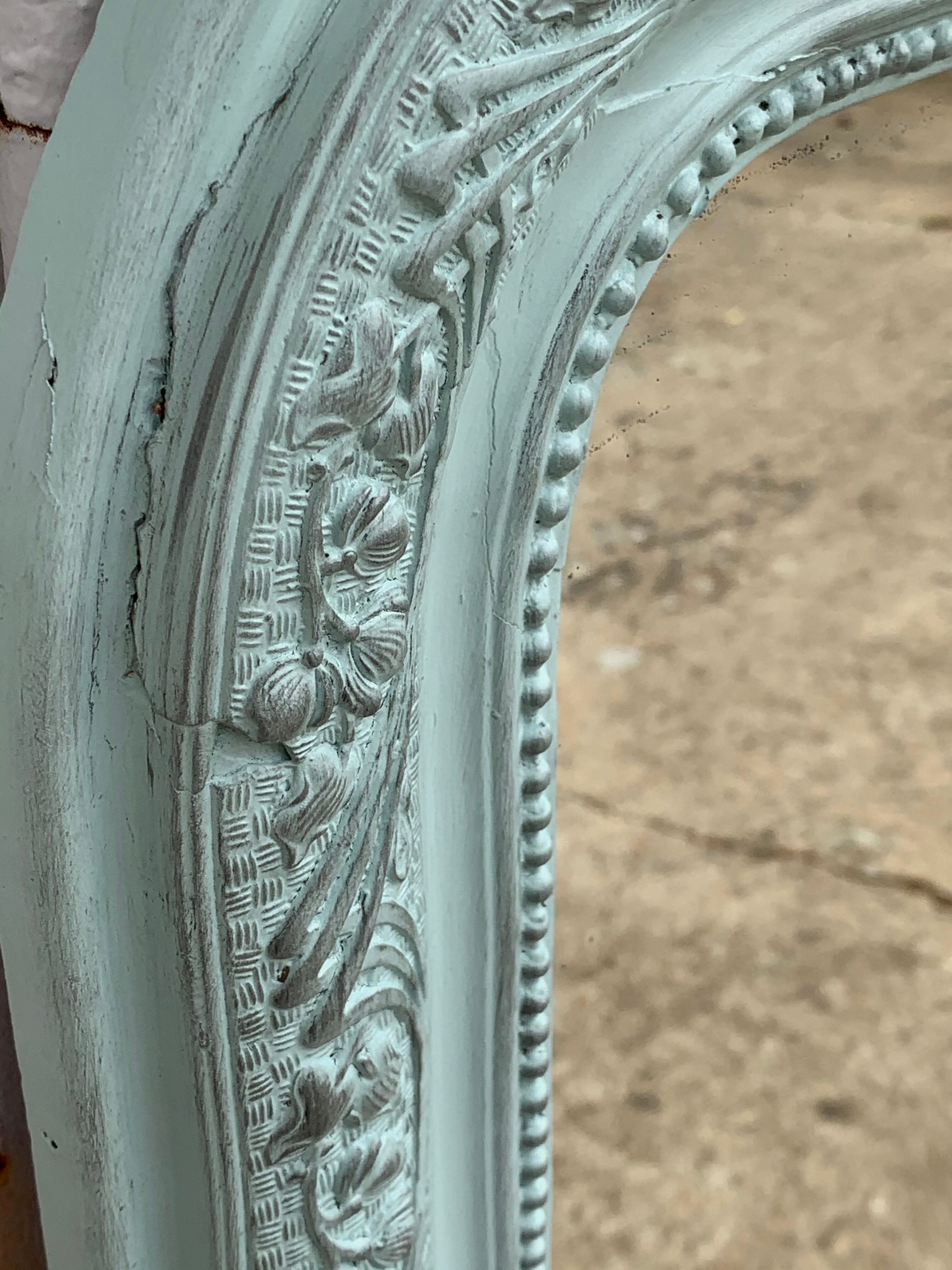 Mirror Louis Philippe celadon 68x92