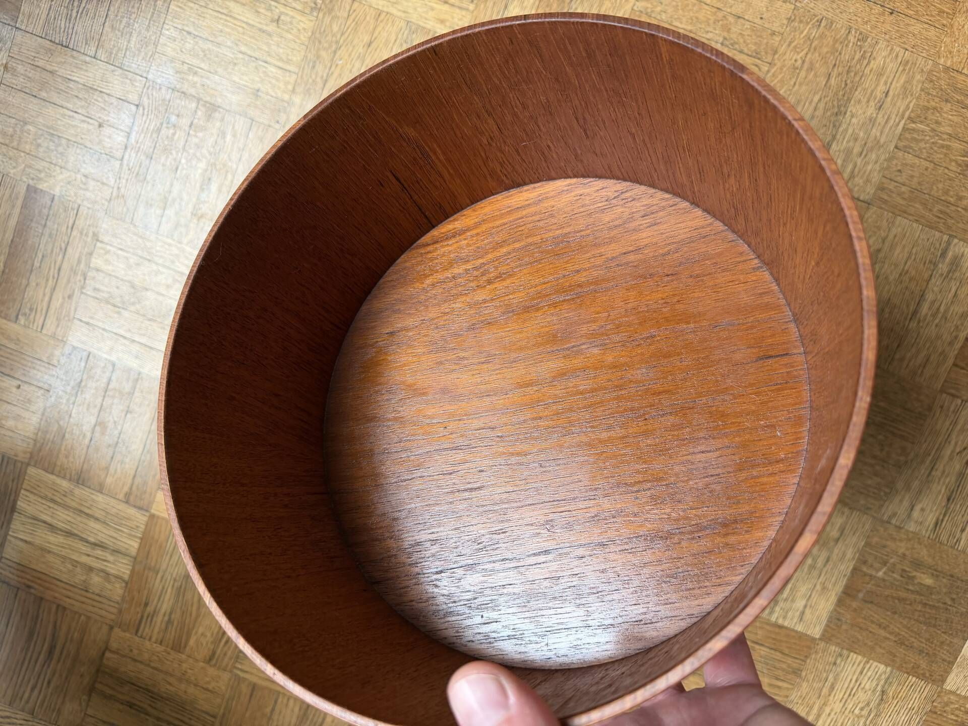 Servex, Sweden, teak fruit bowl, Scandinavian