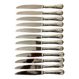 Christofle 12 large marly model knives 24.5 cm