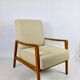 Set of vintage beige boucle sofa and armchair, 1970s