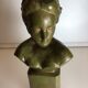 Bust young girl terracotta