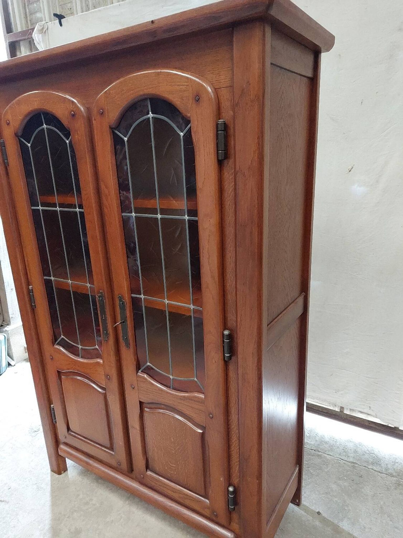 Furniture with shelves and glass doors