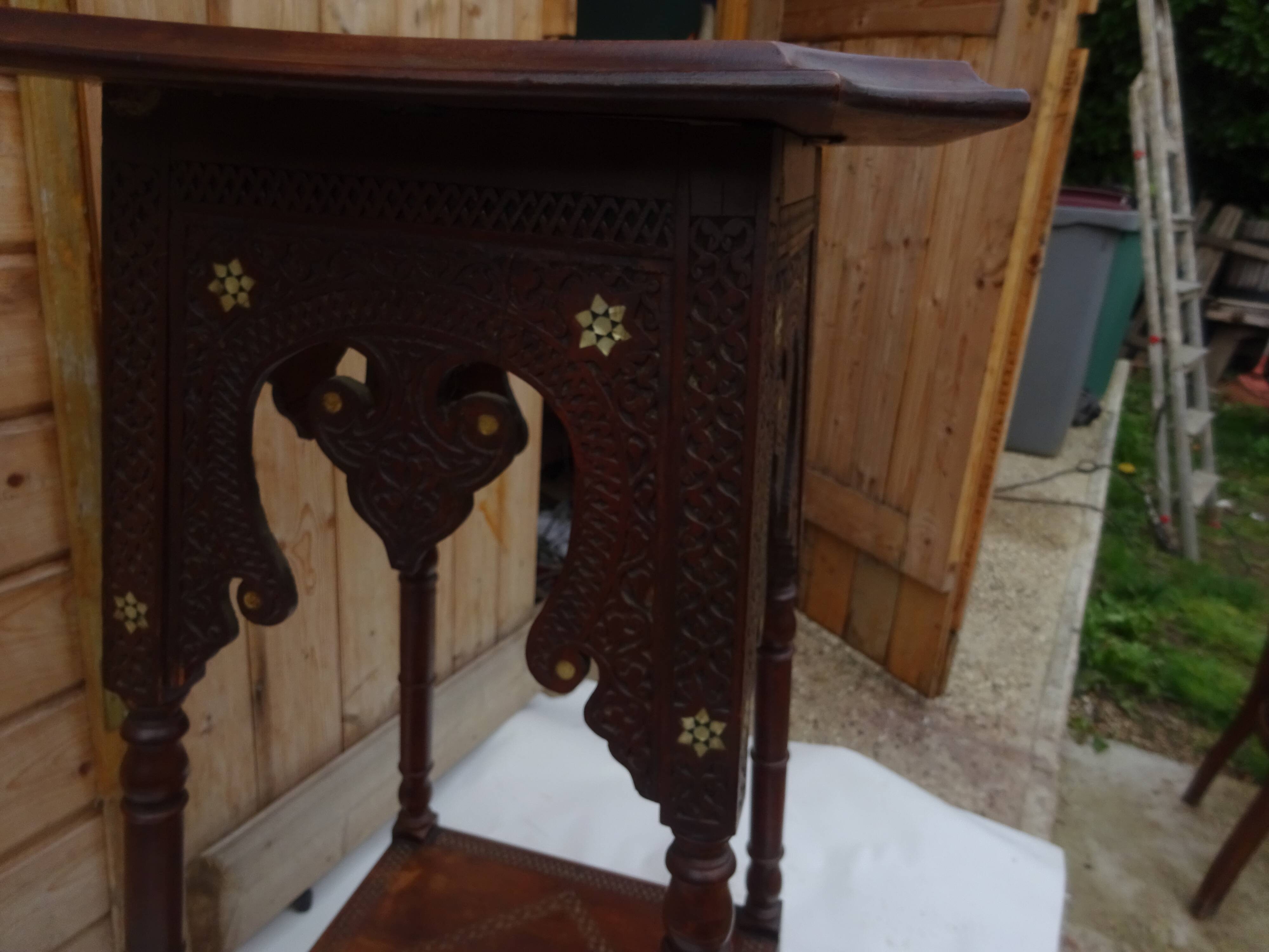 Syrian vintage harness in mother-of-pearl