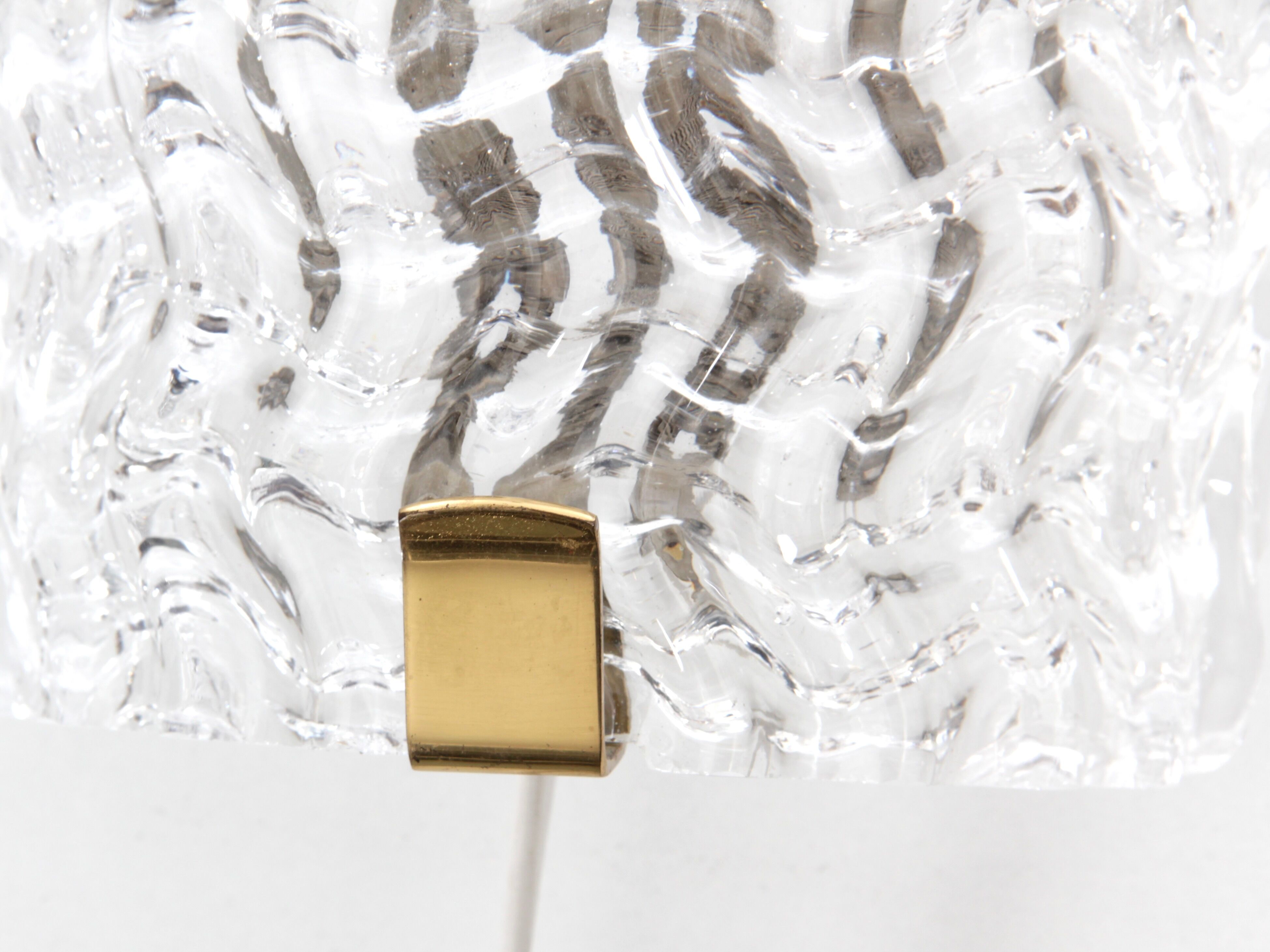 Pair of Scandinavian crystal sconces