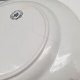 Vintage round dish in English earthenware