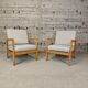 Paire de fauteuils vintage 