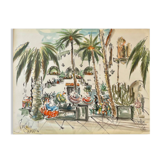 Watercolor - The Canary Islands