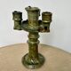 Antique Tamegroute candle holder oil lamp pottery Morocco terracotta