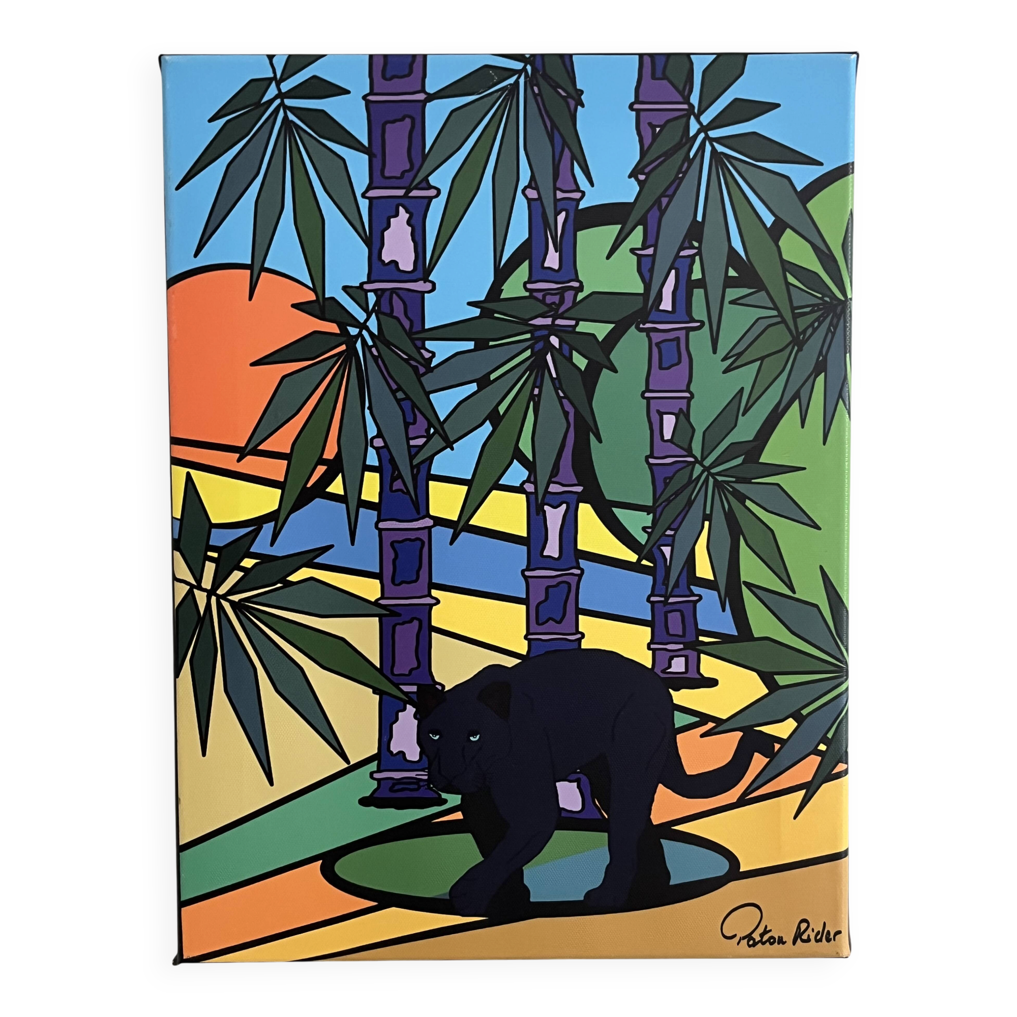 Patou Rider "The Panther" Serigraph / signed contemporary print
