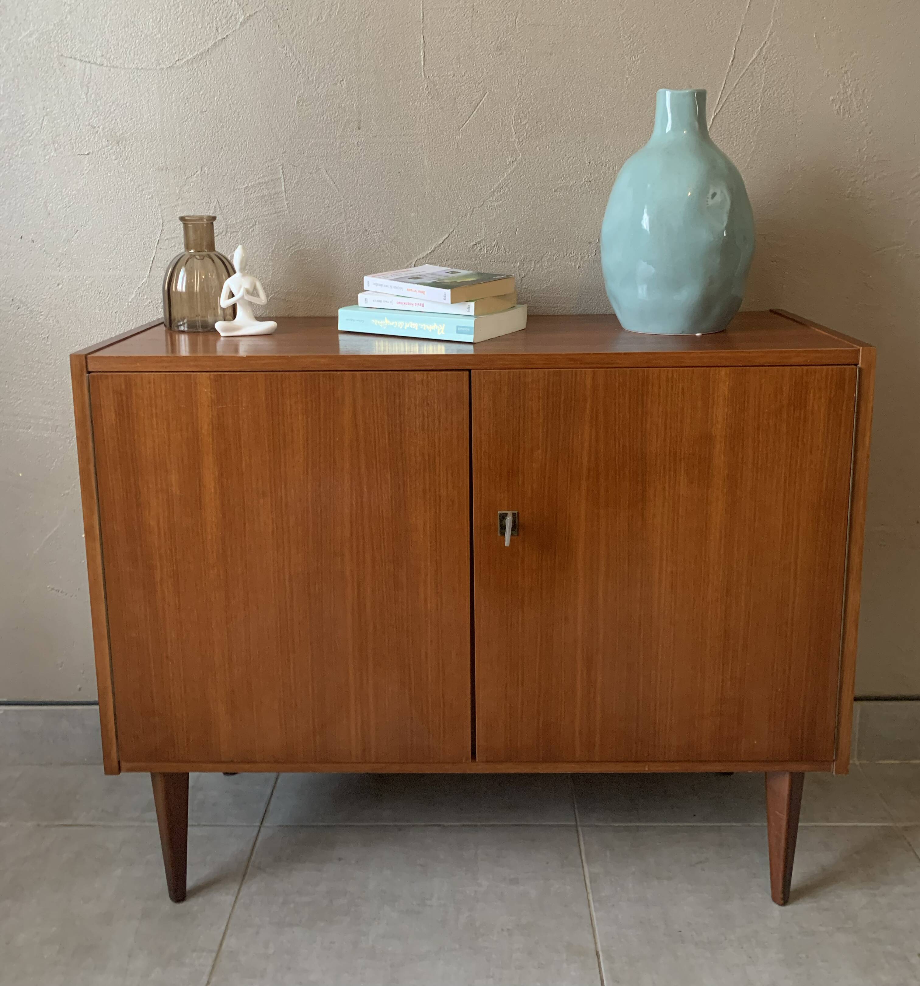 Vintage Scandinavian teak sideboard from the 1960s
