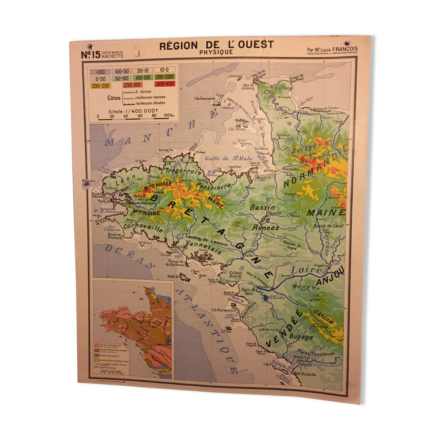 Western region school map (Britain)