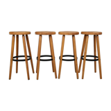 Vintage brutalist bar stools, 1960s