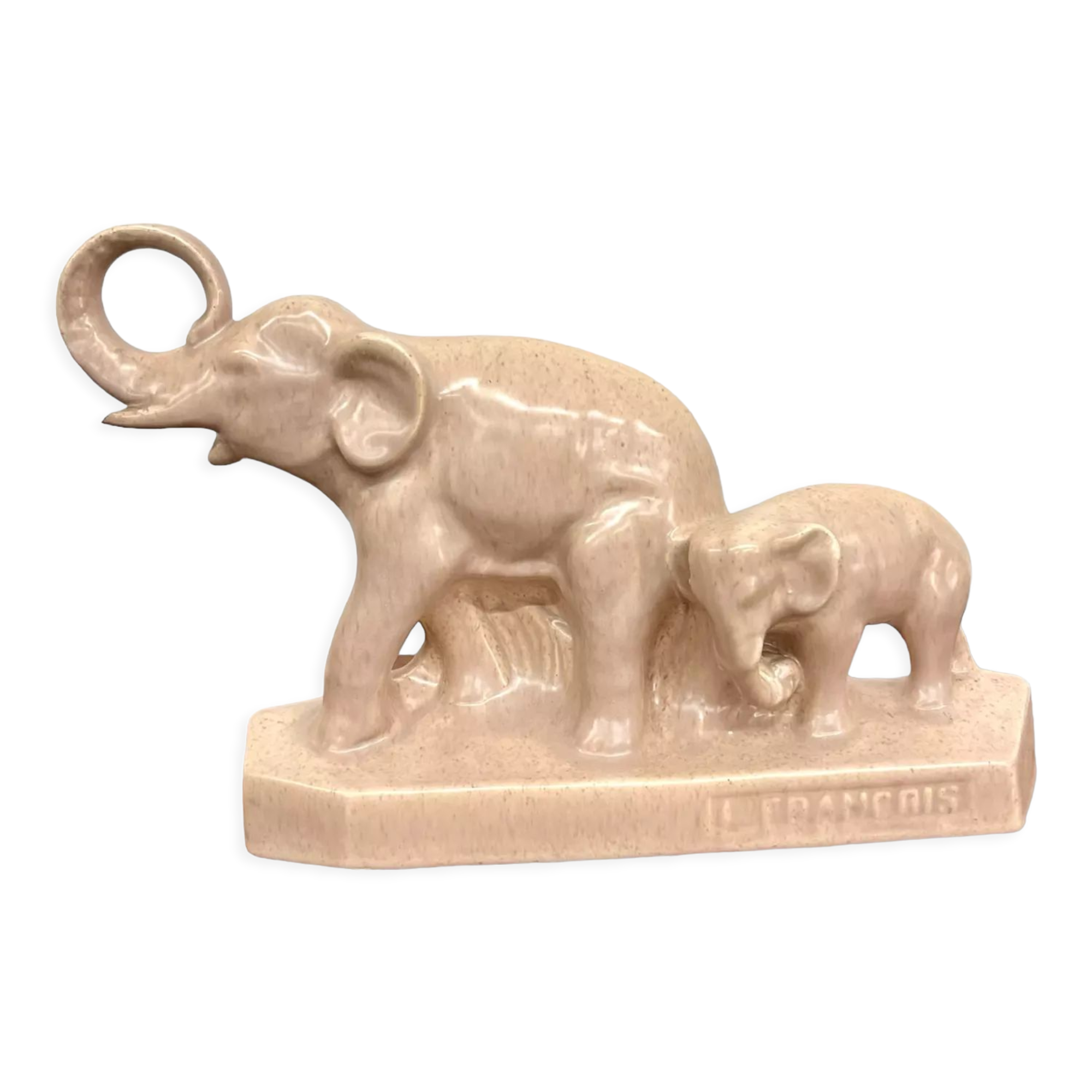 Ceramic sculpture l. francois (xxth)