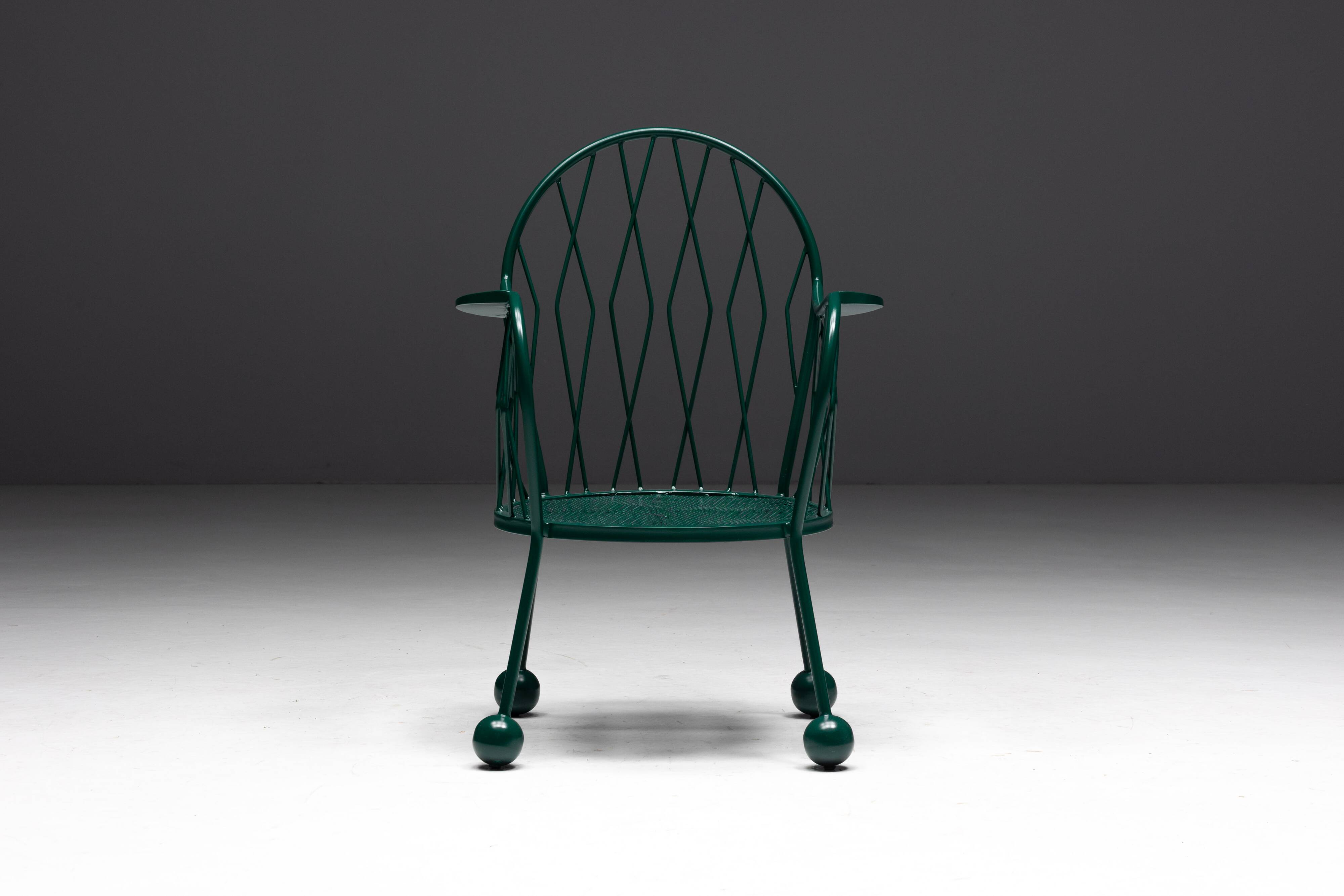 Sculptural Garden Armchairs, France, 1950s