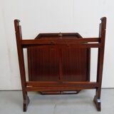 Table d’appoint pliable vintage en acajou