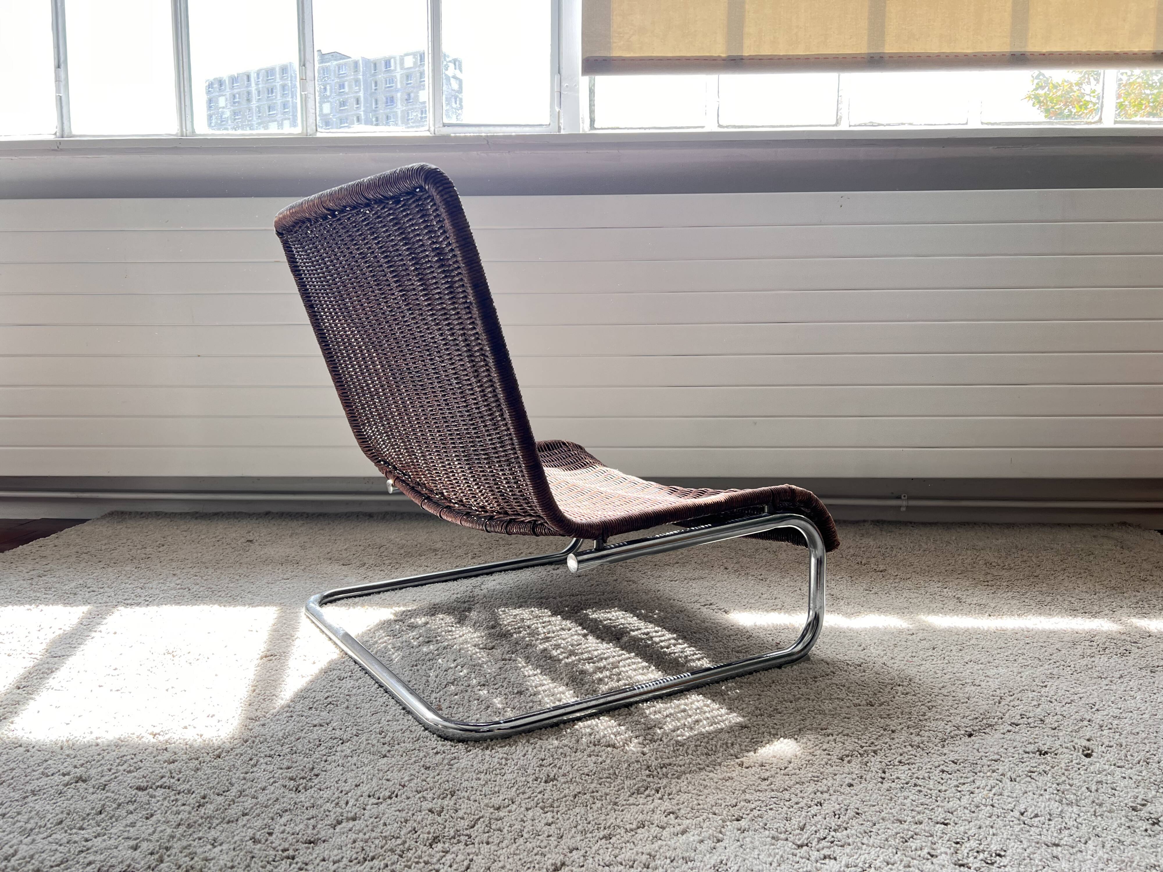 Fauteuil en rotin 70's
