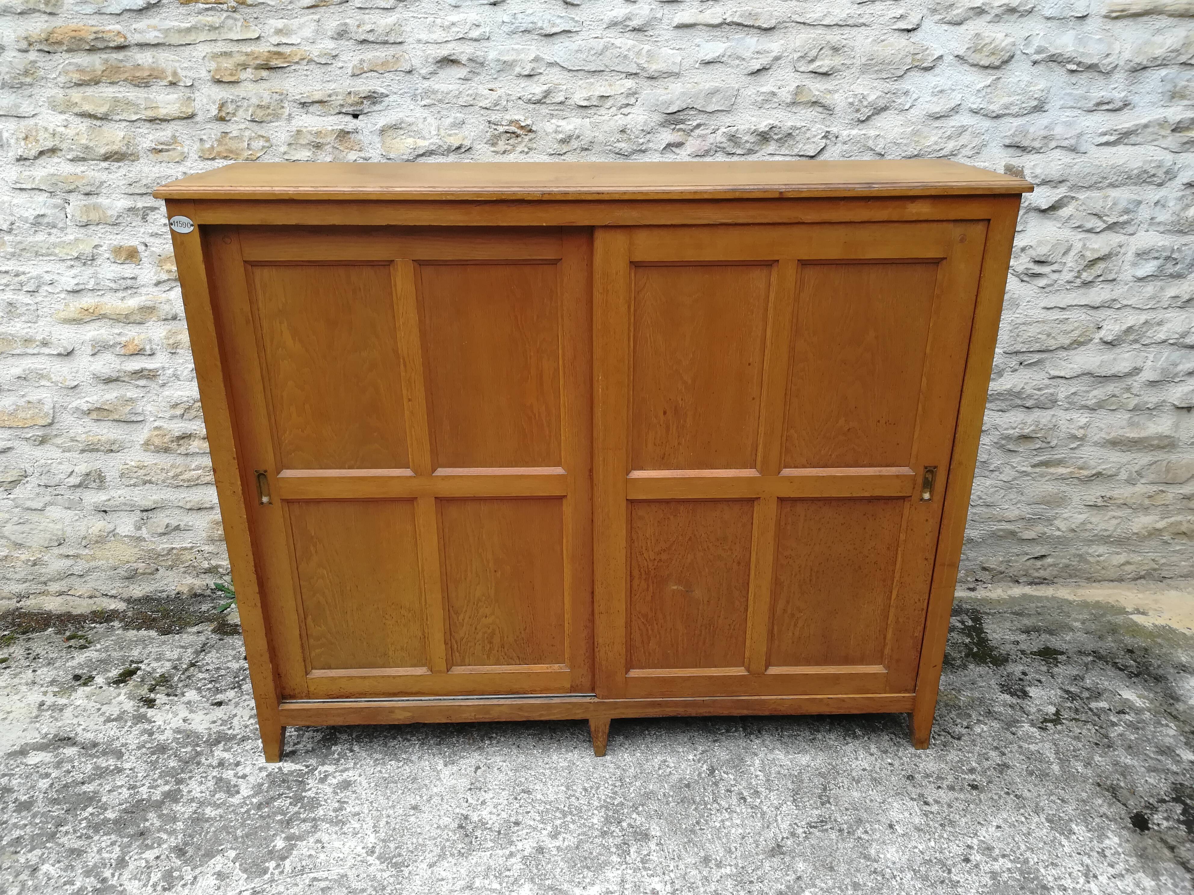 Furniture has two sliding doors