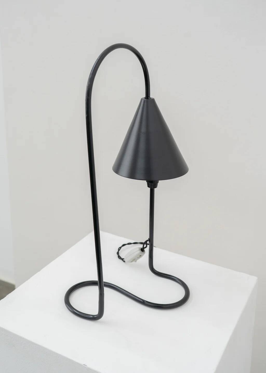 Sculptural vintage table lamp