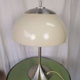LUM vintage chrome mushroom design lamp