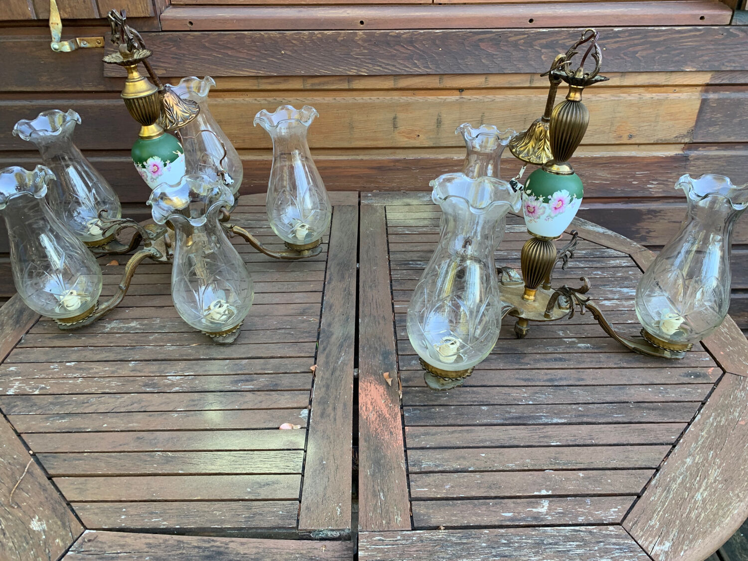 2 Italian chandeliers from the early 20th century