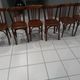 Suite of 6 chairs of Bistrot Luterma year 1950