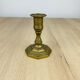 Vintage gold-plated brass candlestick