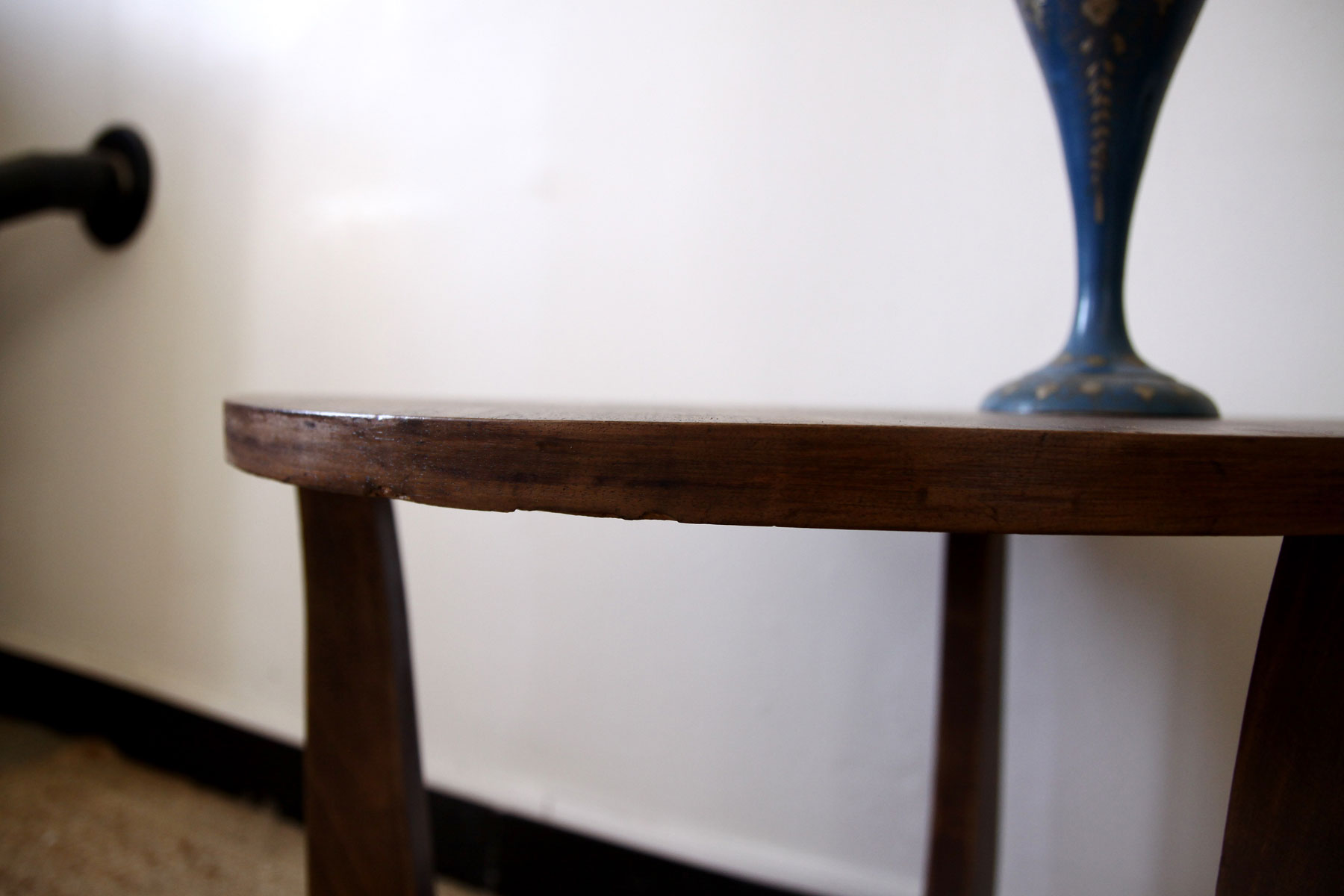 Old wooden side table