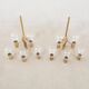 Hans-Agne Jakobsson Clear Glass and Brass Wall Lights, a pair, Sweden 1960
