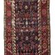 Handmade antique Persian Bakshaish runner 97cm x 375cm 1880s