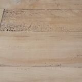 Large farmhouse table in solid beech wood