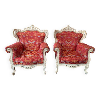 2 Baroque armchairs