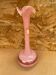 Old Pink Opaline Soliflore Vase + Vintage Gold & Camé Decor