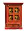 Indian furniture made of hand-painted wood