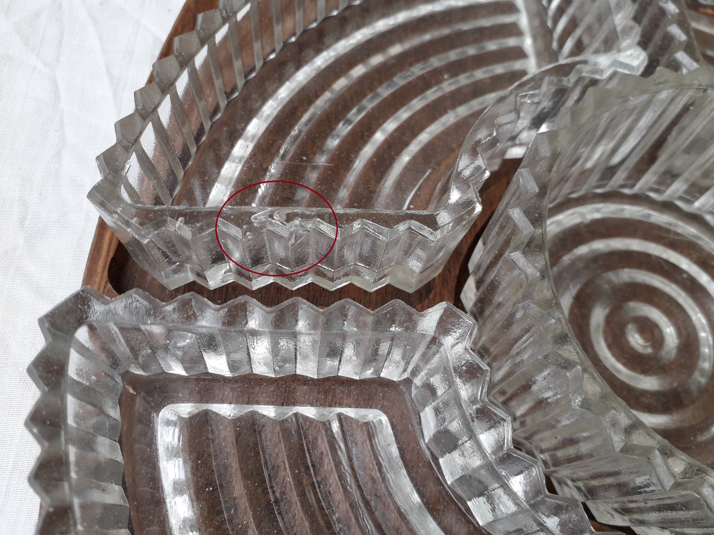 Wood and glass serving platter