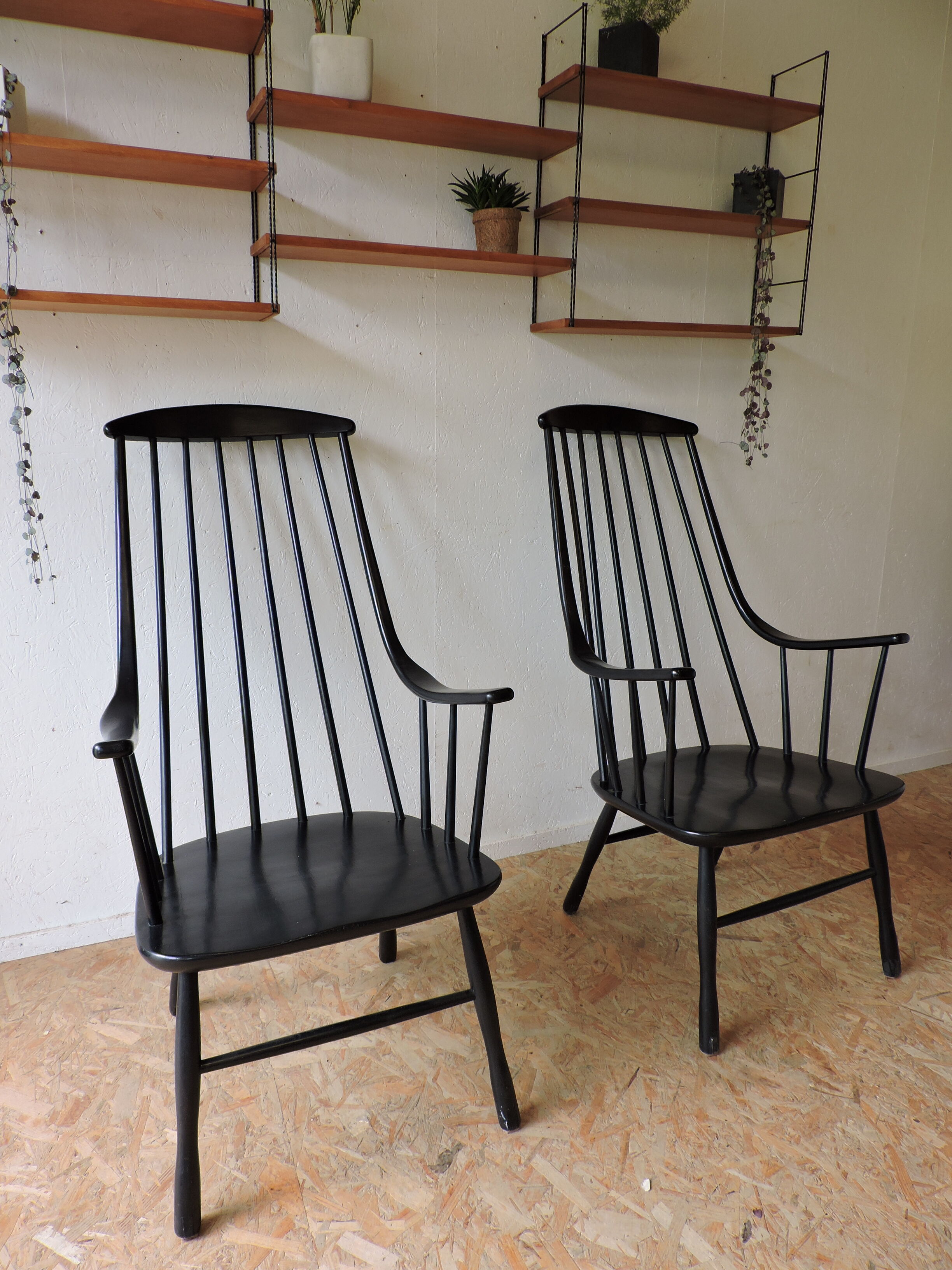 Pair of armchairs "Grandezza" Lena Larsson of the 1960s
