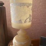 Engraved bedside lamp
