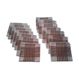 14 napkins. "Basque" decorations vintage
