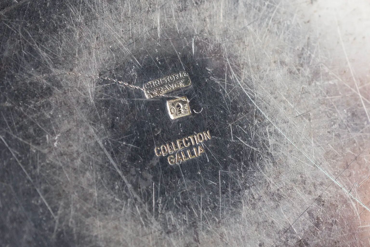 Christofle silver-plated sugar bowl – Bagatelle model (Gallia Collection)