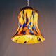 Murano glass pendant/light (2 available), mid-century
