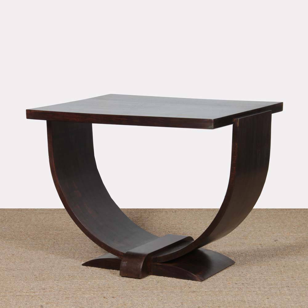 Oak side table Art Deco, French work 1930-1940