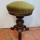mahogany piano stool