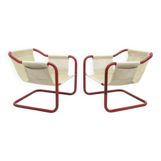 Vintage Tubular Chairs, 1970s