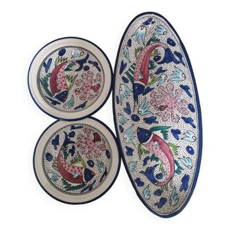 Hand-painted plates