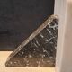 Pair of art deco bookends in black and grey marble