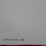 Salvador Dali: Horses, Saint George - Signed lithograph