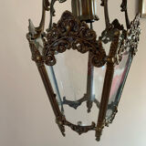 Bronze lantern chandelier