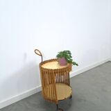 Bamboe trolley, bijzettafel