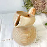 Vintage glazed stoneware pitcher