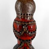 Important ceramic lamp / floor lamp, Owl, by Walter Gerhards